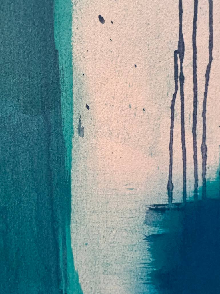 Original Abstract Expressionism Abstract Painting by Joyce Dunn