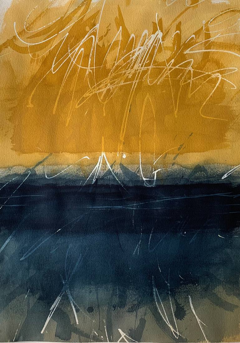 Original Abstract Expressionism Abstract Painting by Joyce Dunn
