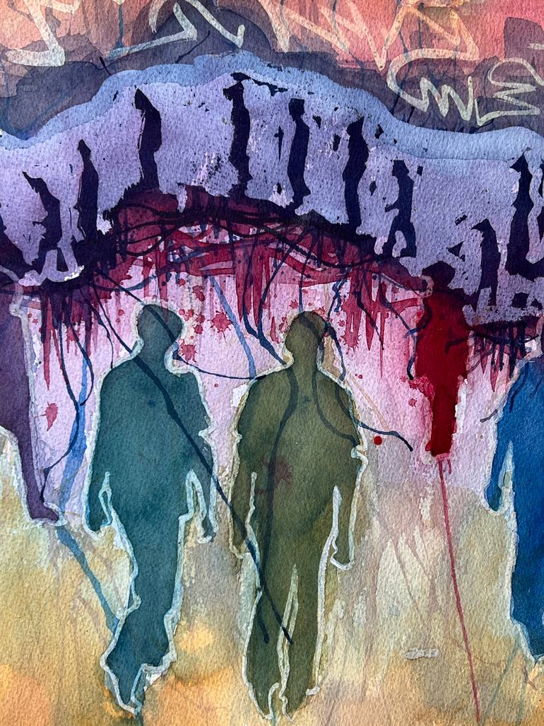 Original Abstract Expressionism Pop Culture/Celebrity Painting by Joyce Dunn