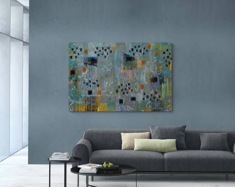 Original Expressionism Abstract Painting by Joyce Dunn