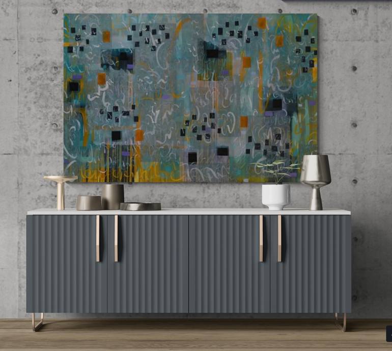 Original Expressionism Abstract Painting by Joyce Dunn