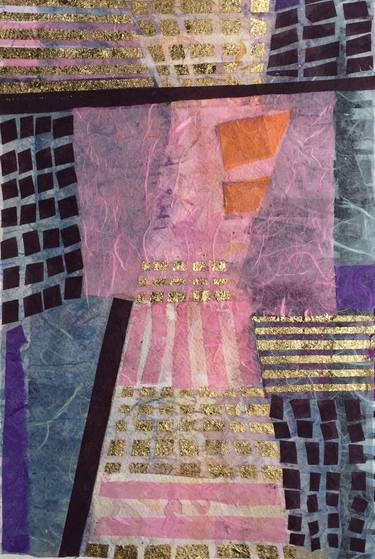 Original Abstract Collage by Joyce Dunn