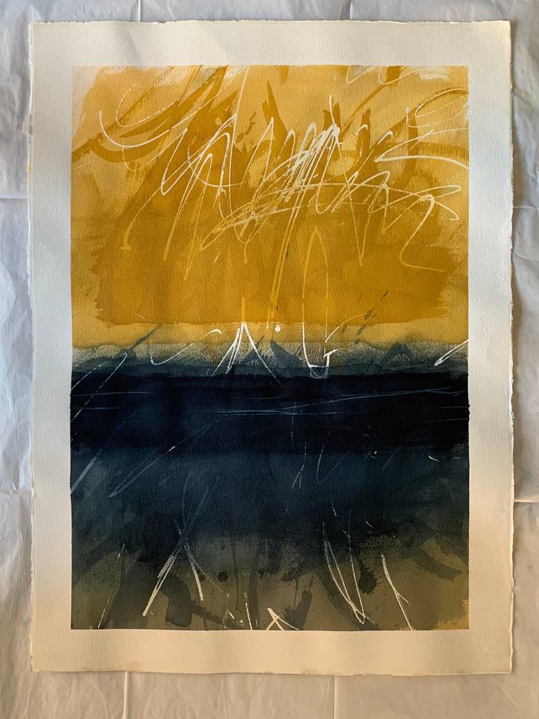 Original Abstract Expressionism Abstract Painting by Joyce Dunn