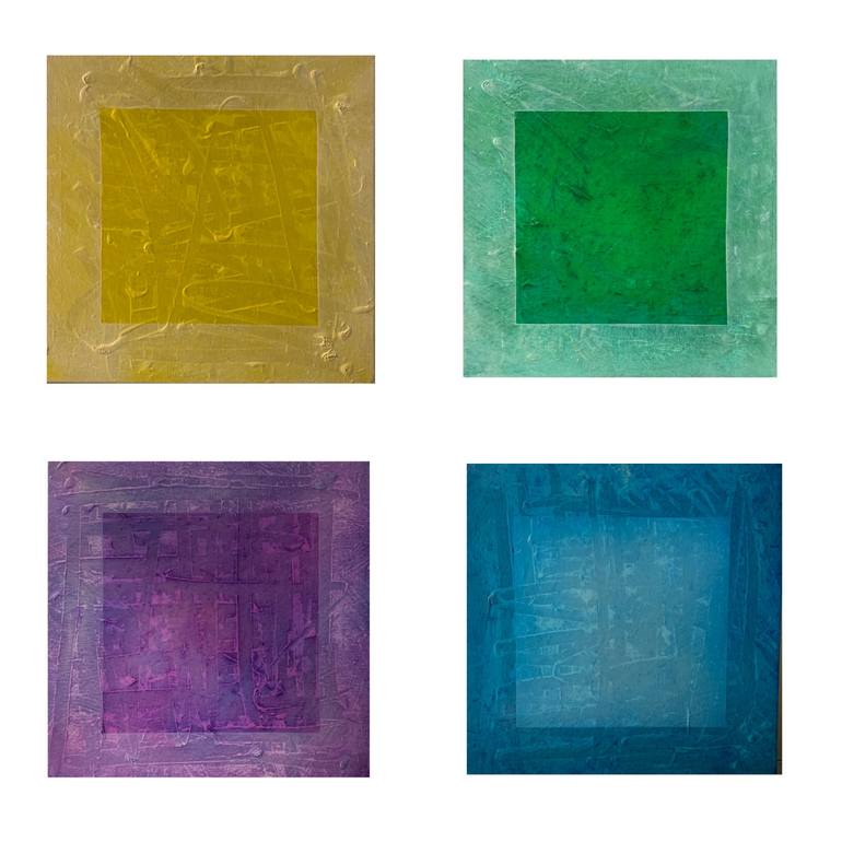 Original Abstract Expressionism Abstract Painting by Joyce Dunn