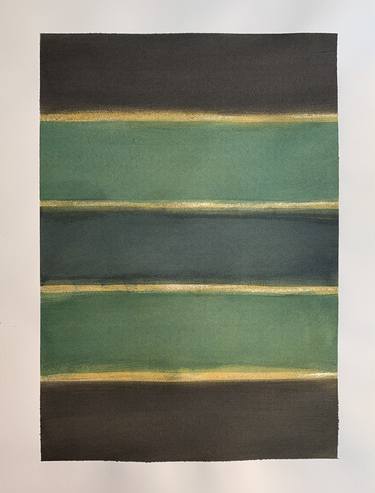 Print of Abstract Expressionism Aerial Paintings by Joyce Dunn