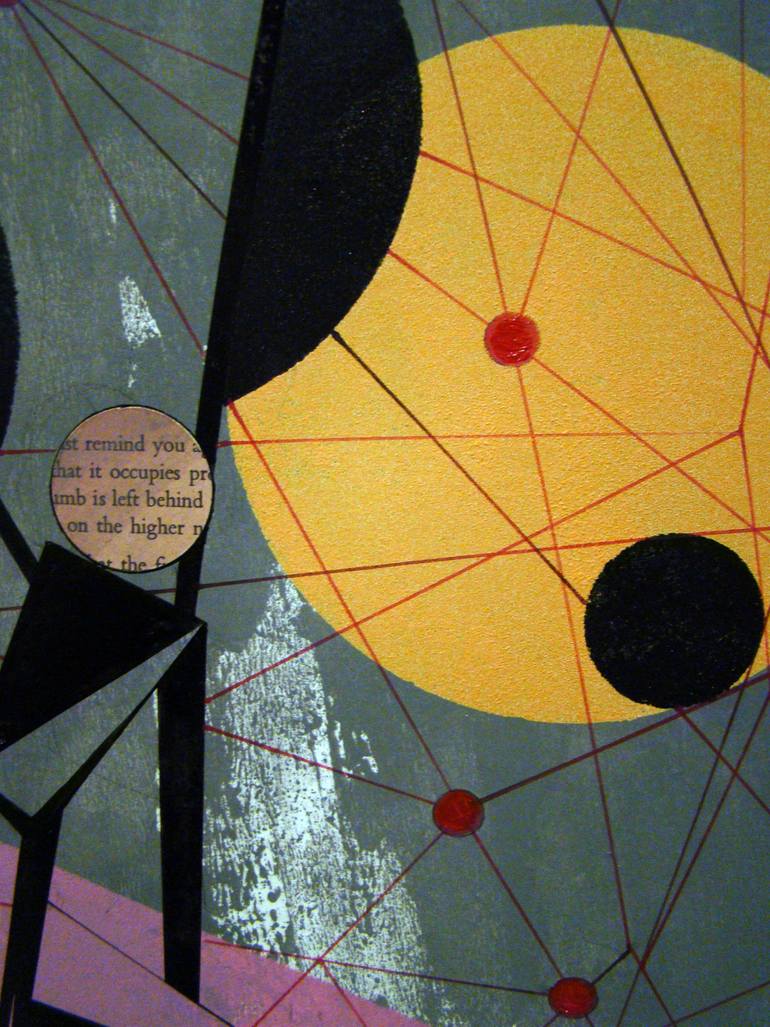 Original Conceptual Abstract Painting by Sousan Luqman
