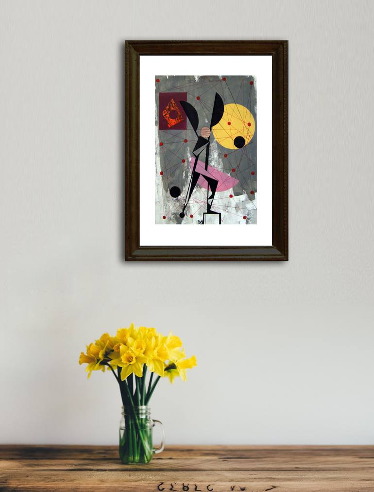 Original Conceptual Abstract Painting by Sousan Luqman