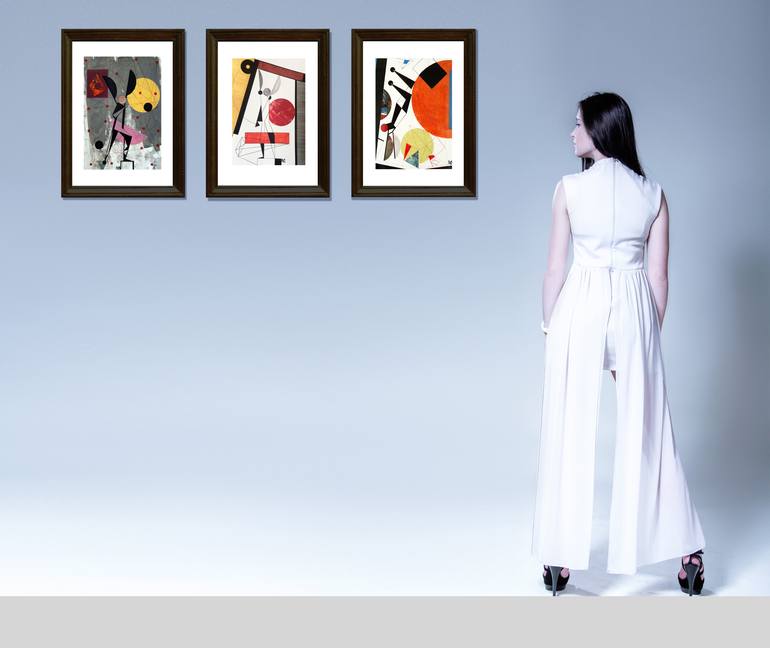 Original Conceptual Abstract Painting by Sousan Luqman