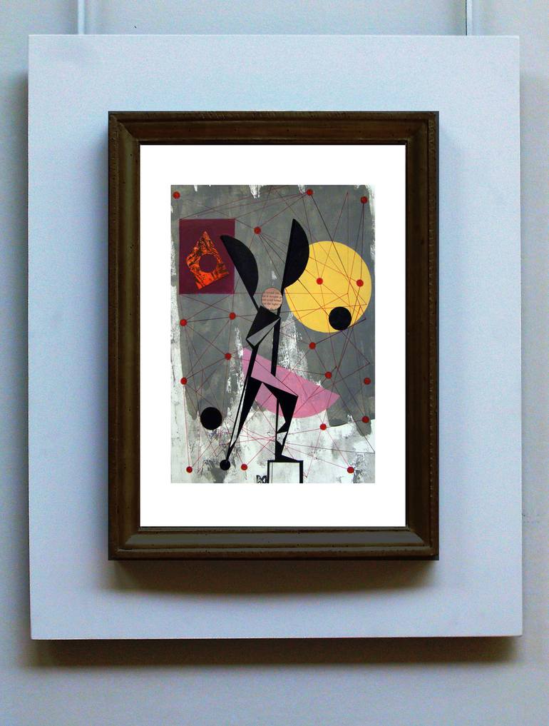 Original Conceptual Abstract Painting by Sousan Luqman