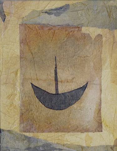 Print of Boat Collage by Bronwyn Rodden