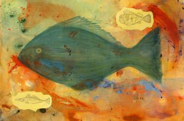 Print of Figurative Fish Paintings by Bronwyn Rodden