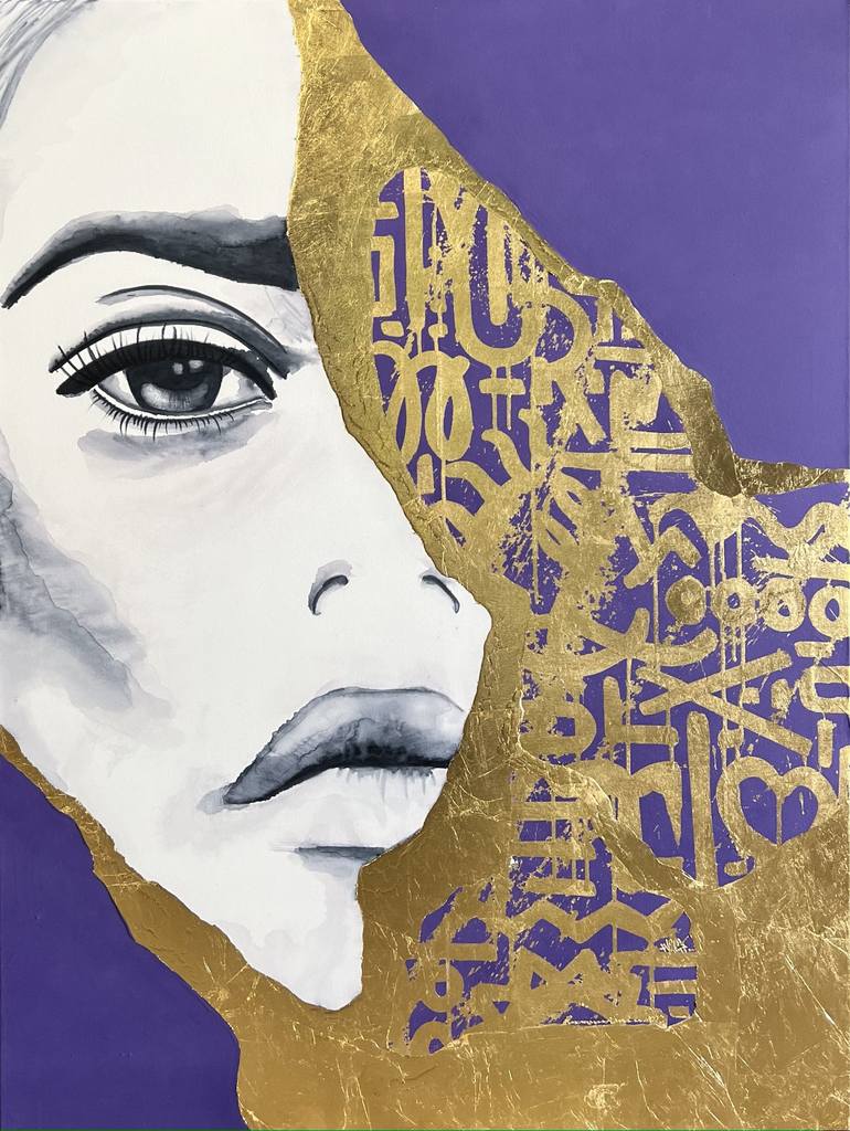 Original Surrealism Portrait Paintings by Ramona Russu