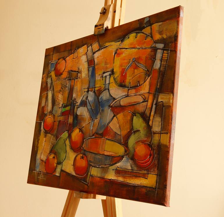 Original Abstract Still Life Painting by Jaroslaw Glod