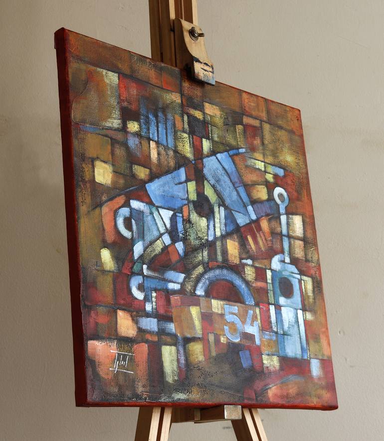 Original Abstract Still Life Painting by Jaroslaw Glod