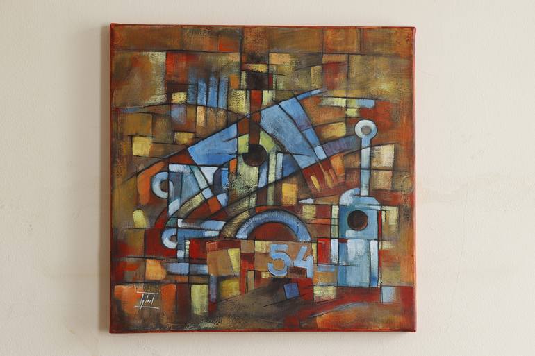 Original Abstract Still Life Painting by Jaroslaw Glod