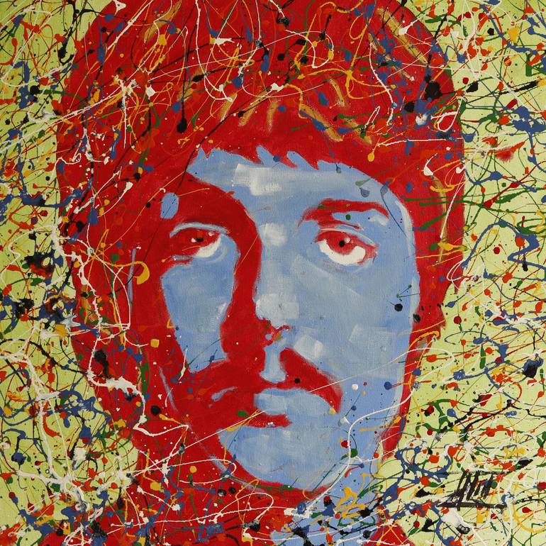 Paul McCartney Painting by Jaroslaw Glod | Saatchi Art