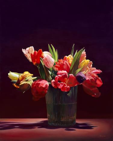 Original Floral Paintings by Riejanne Boeschoten