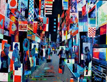 Original Cities Paintings by stephane attas