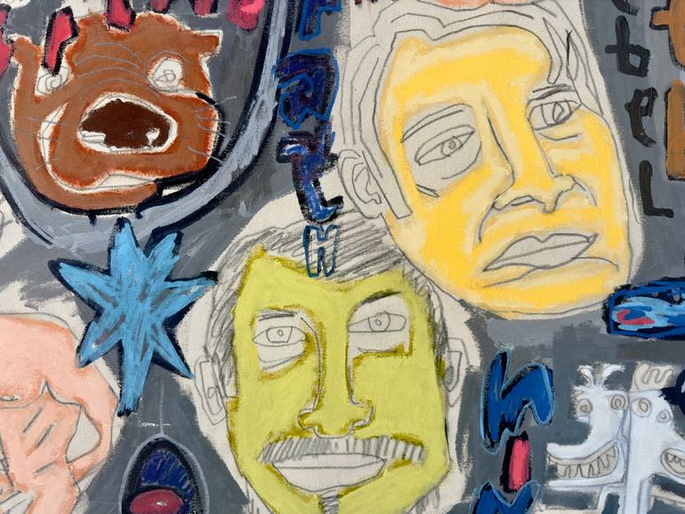 Original Contemporary Abstract Painting by Jonas Fisch