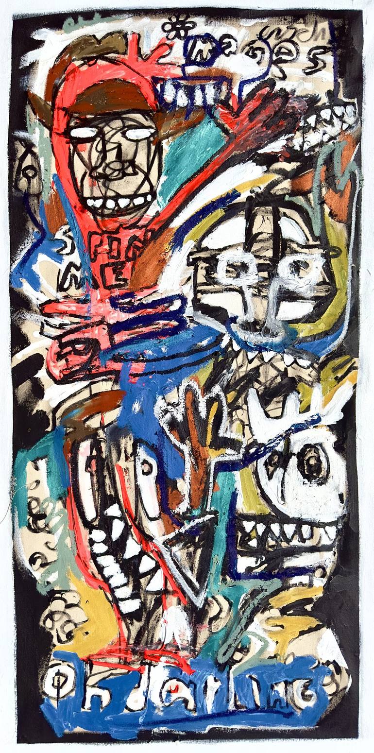 Original Abstract Expressionism Abstract Paintings by Jonas Fisch