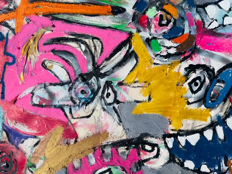 Original Figurative Abstract Painting by Jonas Fisch