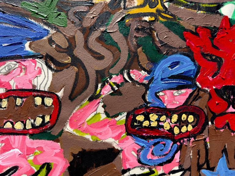 Original Figurative Abstract Painting by Jonas Fisch