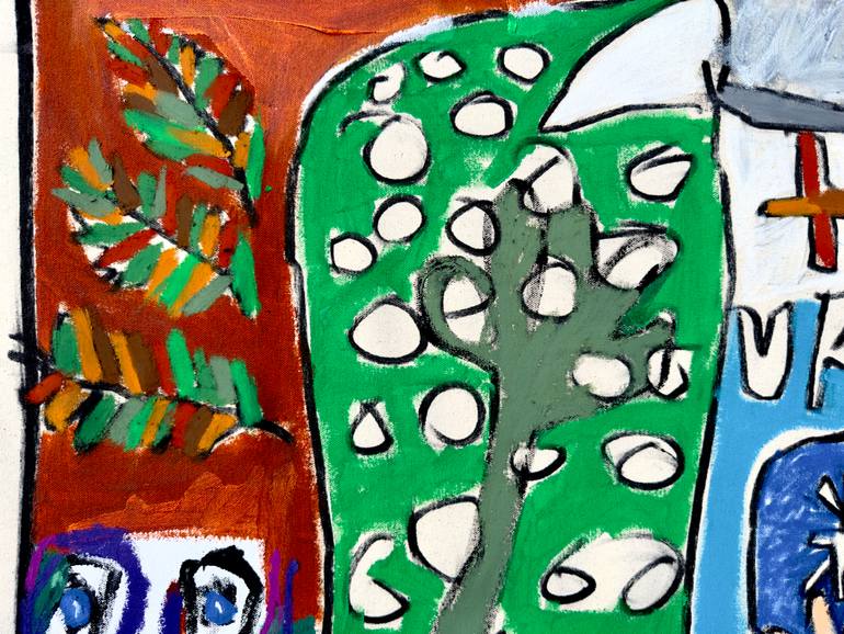 Original Figurative Abstract Painting by Jonas Fisch