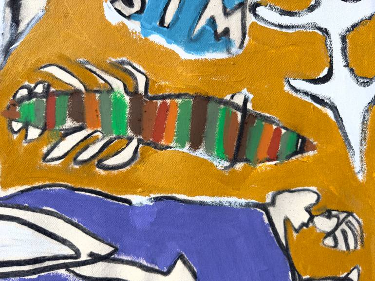 Original Figurative Abstract Painting by Jonas Fisch