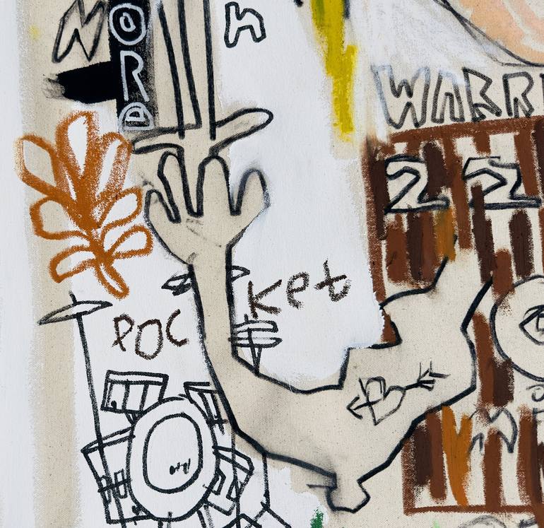 Original Figurative Abstract Painting by Jonas Fisch