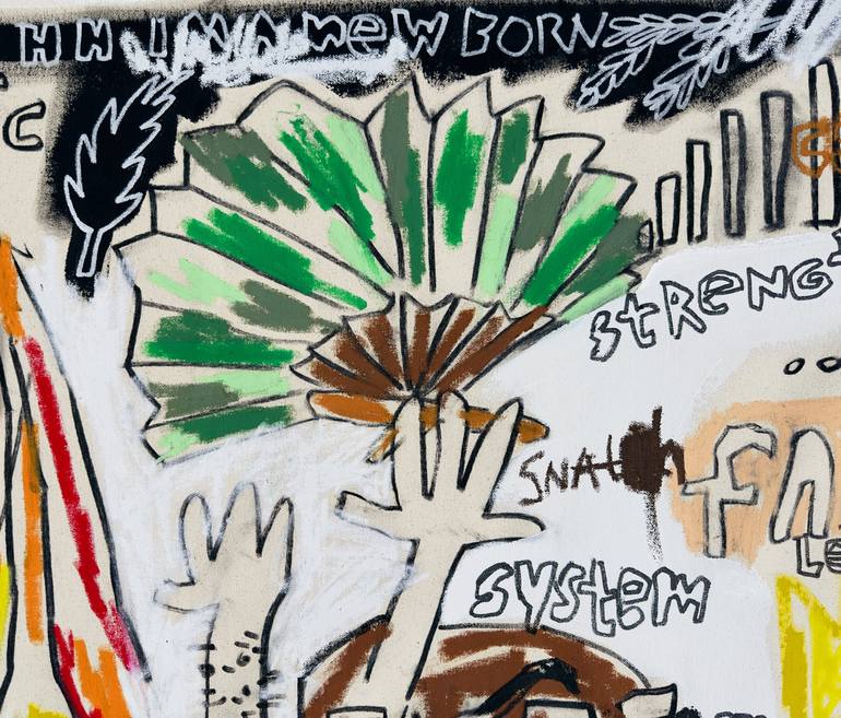 Original Figurative Abstract Painting by Jonas Fisch