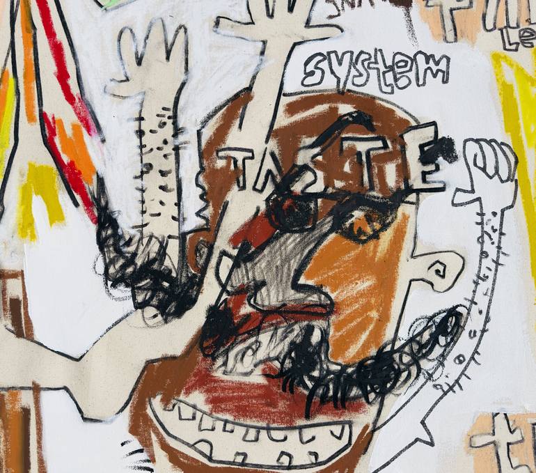 Original Figurative Abstract Painting by Jonas Fisch