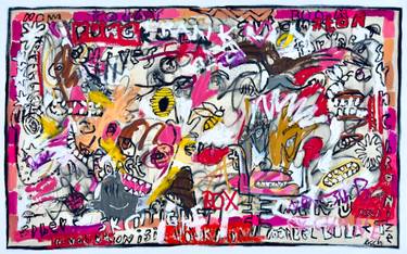Original Abstract Expressionism Abstract Painting by Jonas Fisch