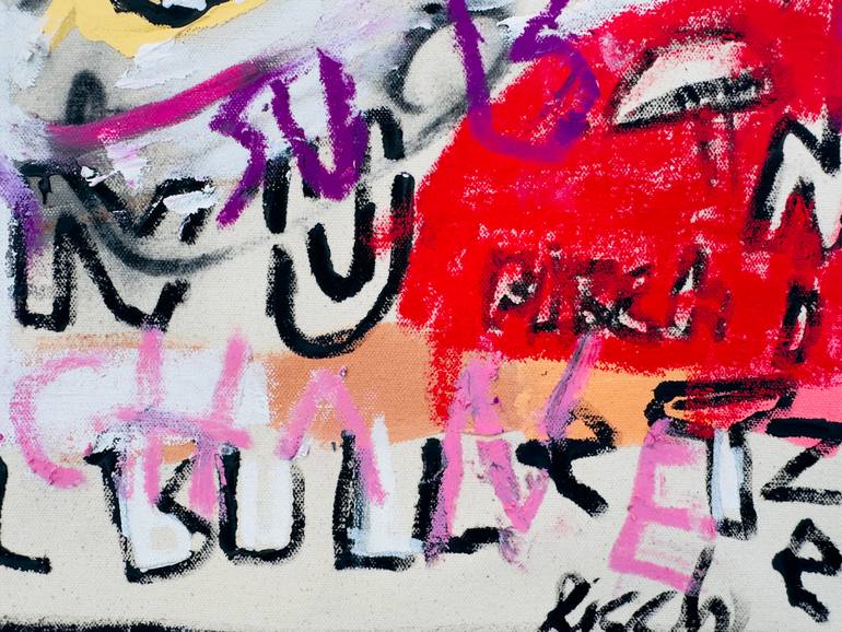 Original Abstract Expressionism Abstract Painting by Jonas Fisch