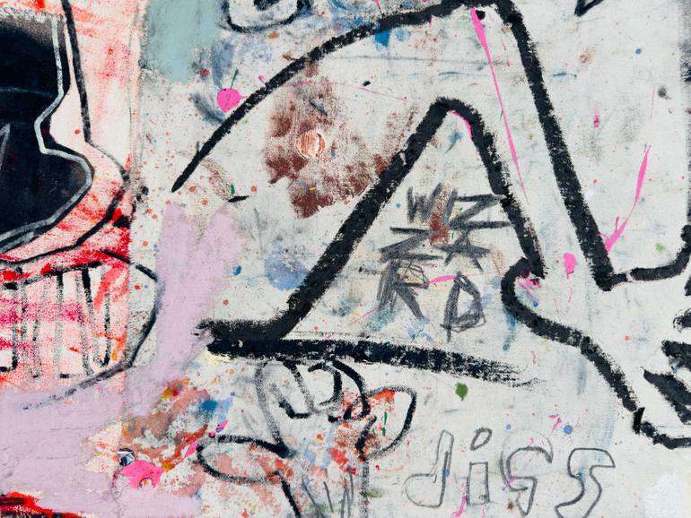 Original Abstract Expressionism Abstract Painting by Jonas Fisch