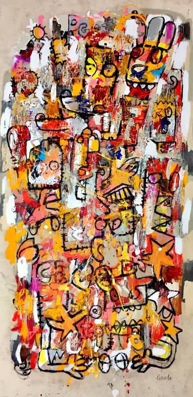 Original Abstract Paintings by Jonas Fisch