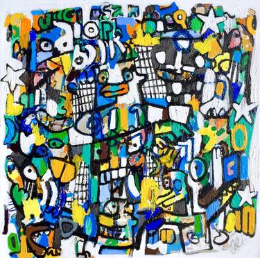 Original Abstract Paintings by Jonas Fisch