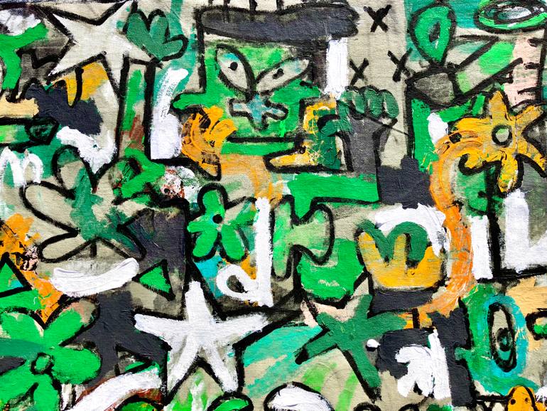 Original Abstract Expressionism Abstract Painting by Jonas Fisch