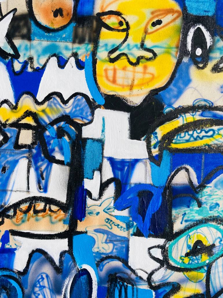 Original Abstract Expressionism Abstract Painting by Jonas Fisch