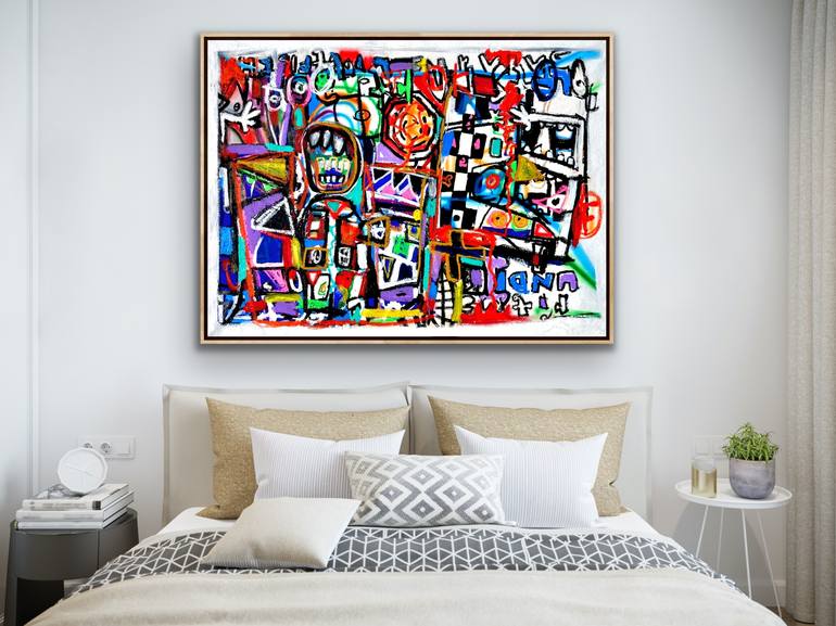 Original Abstract Painting by Jonas Fisch