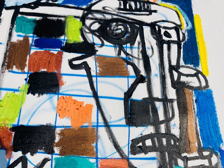Original Abstract Expressionism Abstract Painting by Jonas Fisch