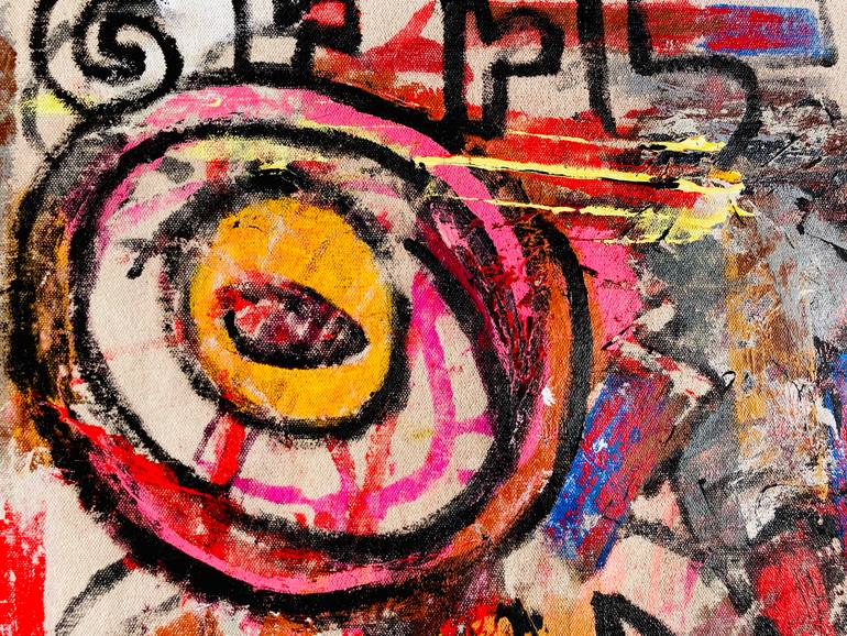 Original Abstract Expressionism Abstract Painting by Jonas Fisch