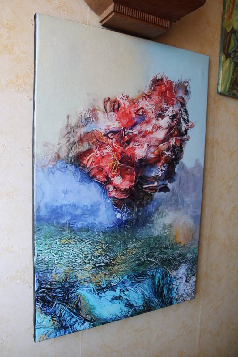 Original Abstract Painting by Zsolt Rékai