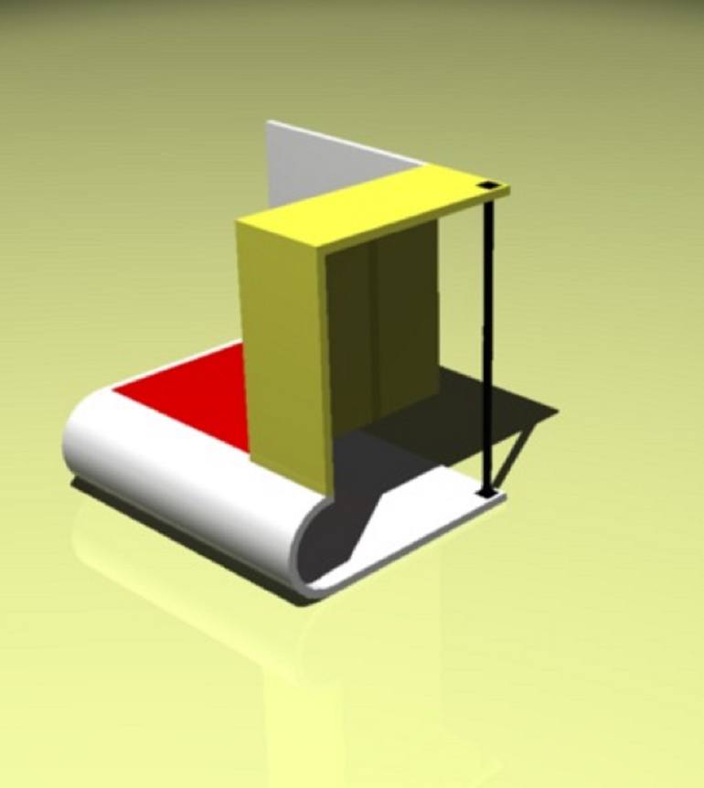 Original Dada Abstract Sculpture by Celino Deira