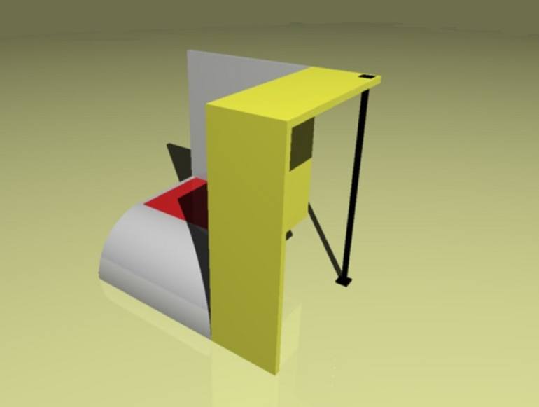 Original Dada Abstract Sculpture by Celino Deira