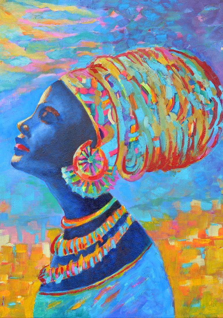 african women paintings