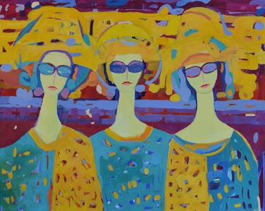 Print of Abstract Expressionism People Paintings by Magdalena Walulik