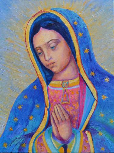 Virgin of Guadalupe Our Lady Virgin Mary Mexican Traditional thumb