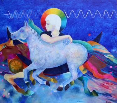 Original Horse Paintings by Magdalena Walulik