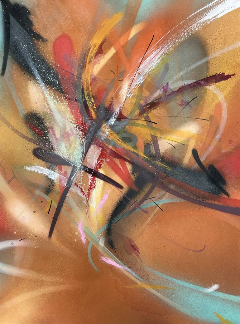 Print of Abstract Expressionism Abstract Paintings by Bob Peck
