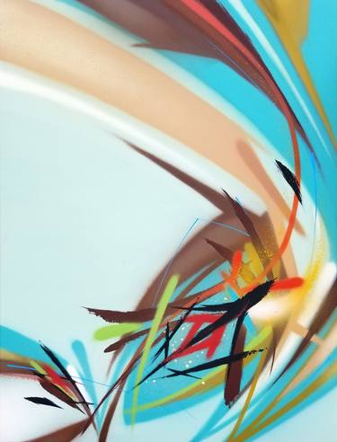 Original Abstract Expressionism Abstract Paintings by Bob Peck